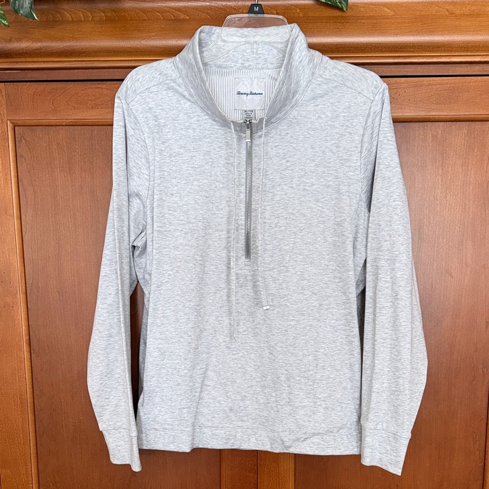 Tommy Bahama Mock Neck Half Zip Pullover Sweatshirt XL
